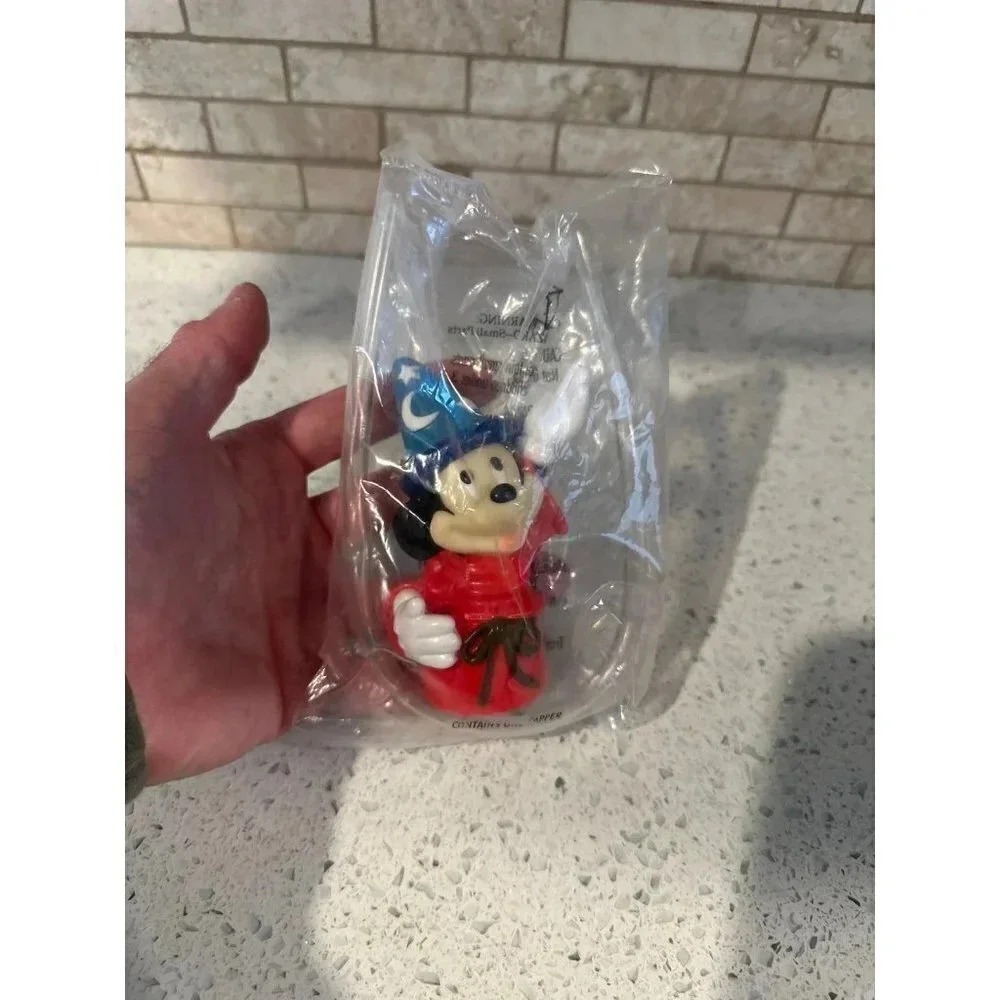 Disneyworld Mickey Mouse Sorcerer Coca-Cola Contour Capper With Straw NIP SC